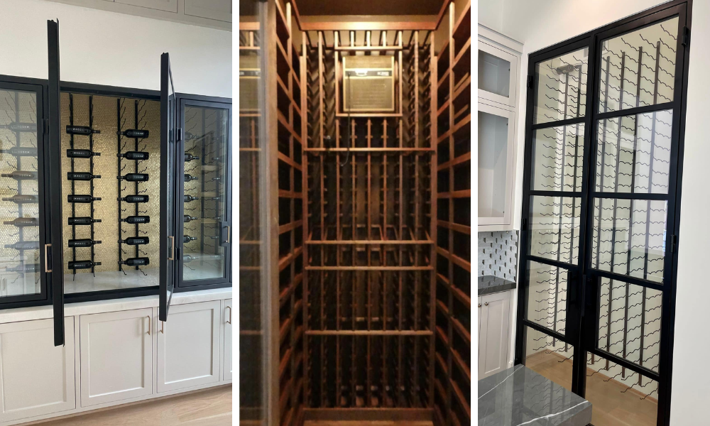 wine cellar doors in Houston, Texas